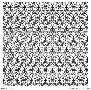 OrnAll132 Custom Vinyl Stencil
