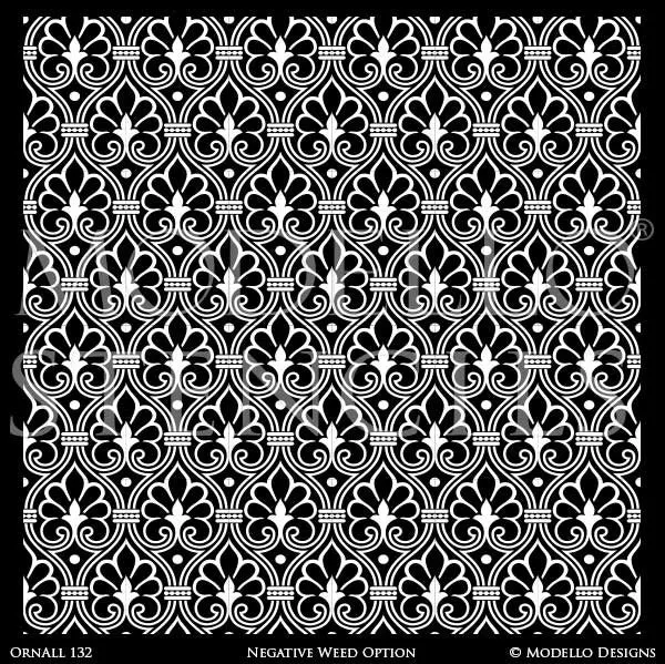 OrnAll132 Custom Vinyl Stencil