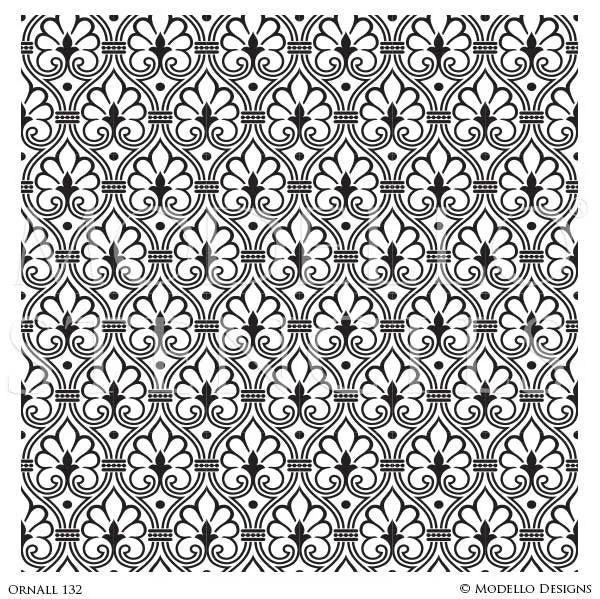 OrnAll132 Custom Vinyl Stencil
