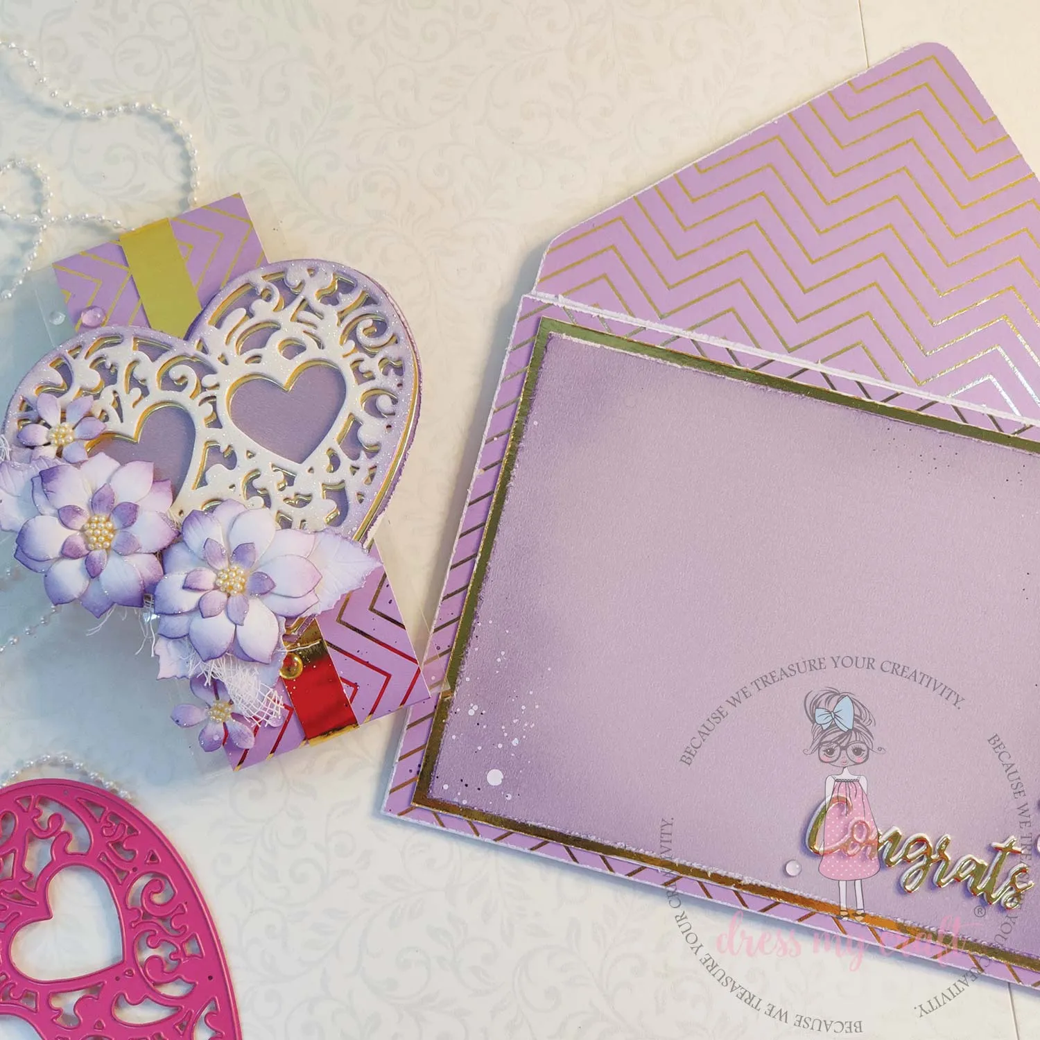 Ornamental Heart Frame - Basic Designer Dies