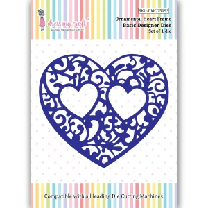 Ornamental Heart Frame - Basic Designer Dies