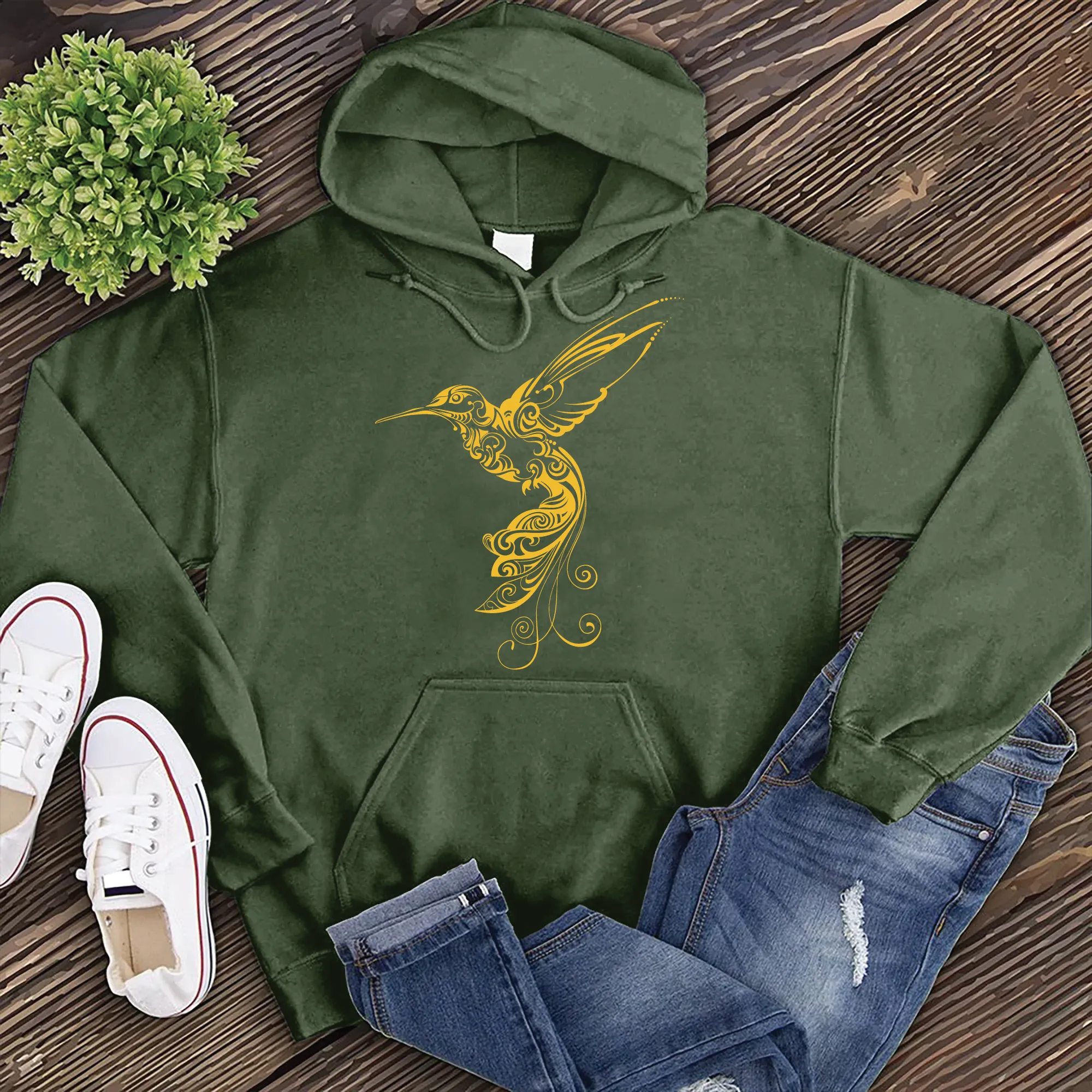 Ornamental Hummingbird Hoodie