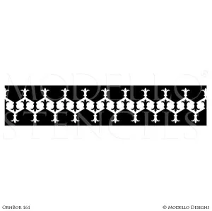 OrnBor161 Custom Border Stencil