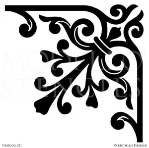 OrnCor221 Custom Corner Stencil