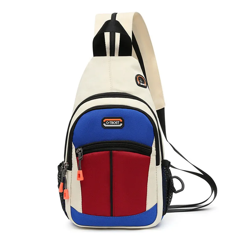 Oxford Sport Backpack Shoulder Bags with USB Design