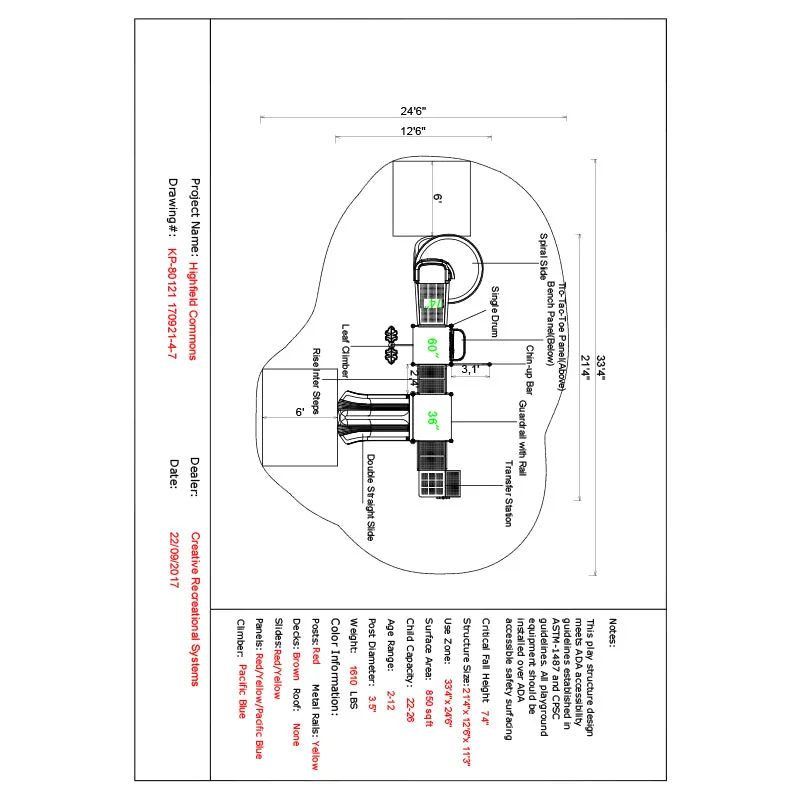 PD-80121 | Commercial Playground Equipment
