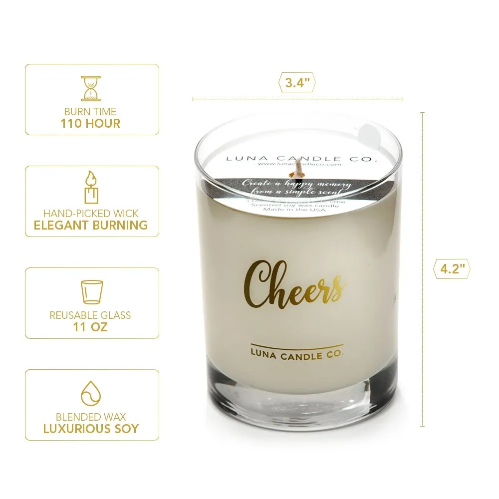 Peach Scented Luxurious Candle