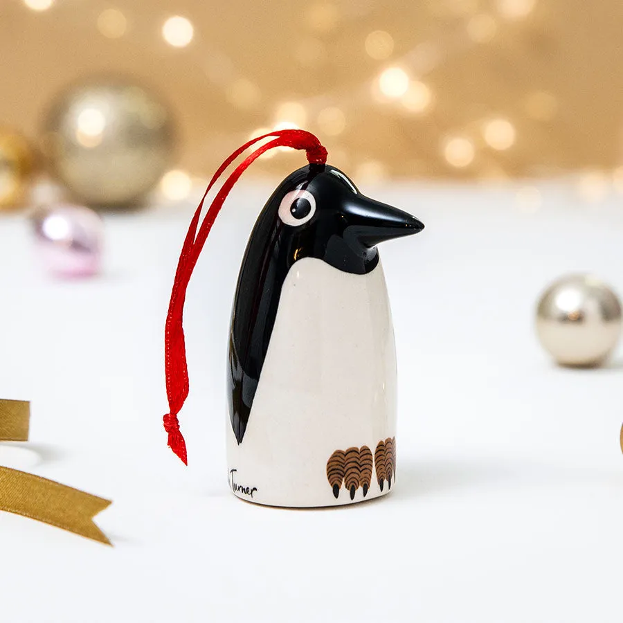 Penguin Hanging Christmas Decoration x 4