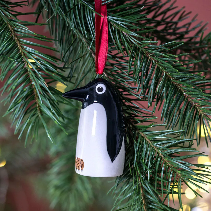 Penguin Hanging Christmas Decoration x 4