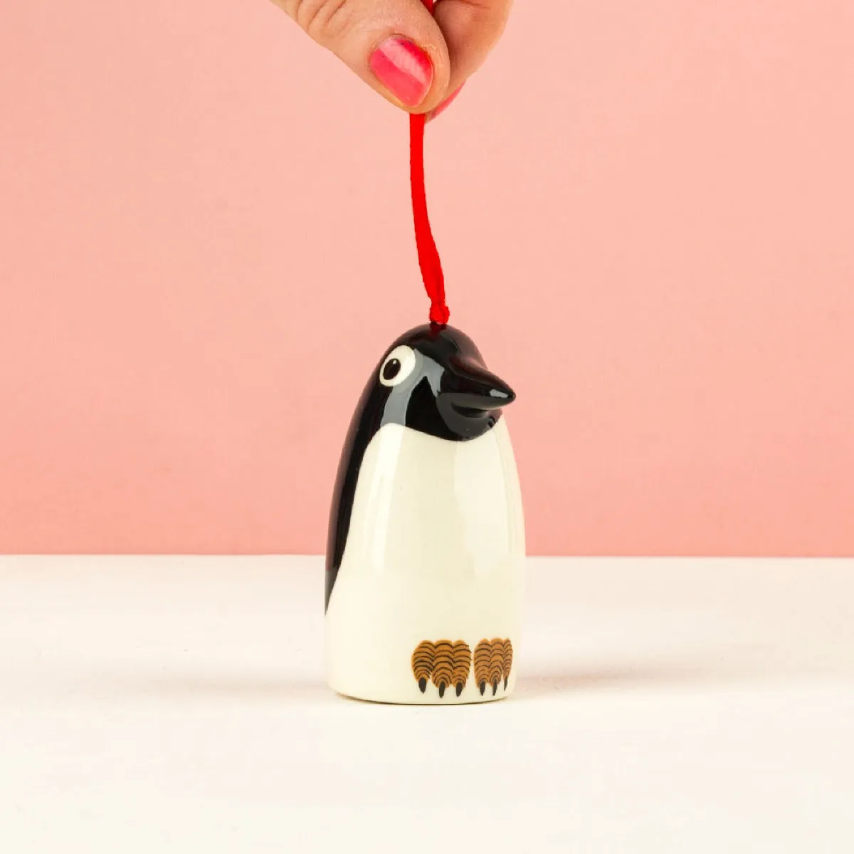 Penguin Hanging Christmas Decoration x 4