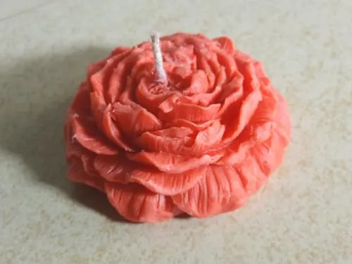 Peony Scented Candles Handcrafted with Pure Soy Wax by DEVHITH Products. (Pack of 2)