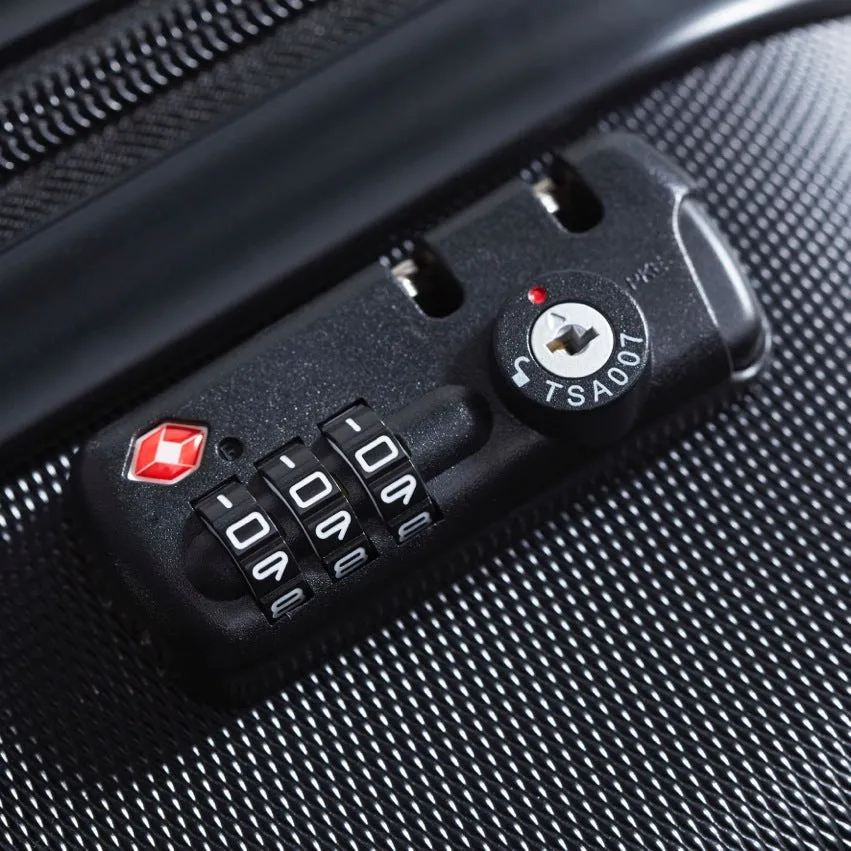 Personalised Suitcase | Black Marble