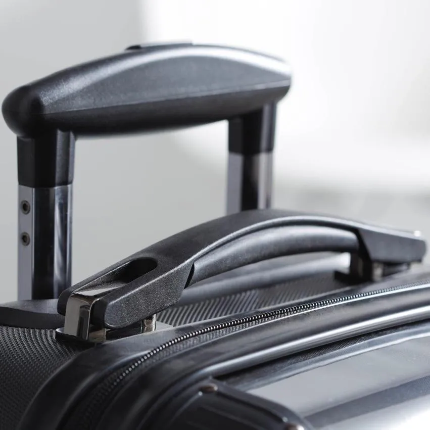 Personalised Suitcase | Colourblock in Vanilla   Smoke