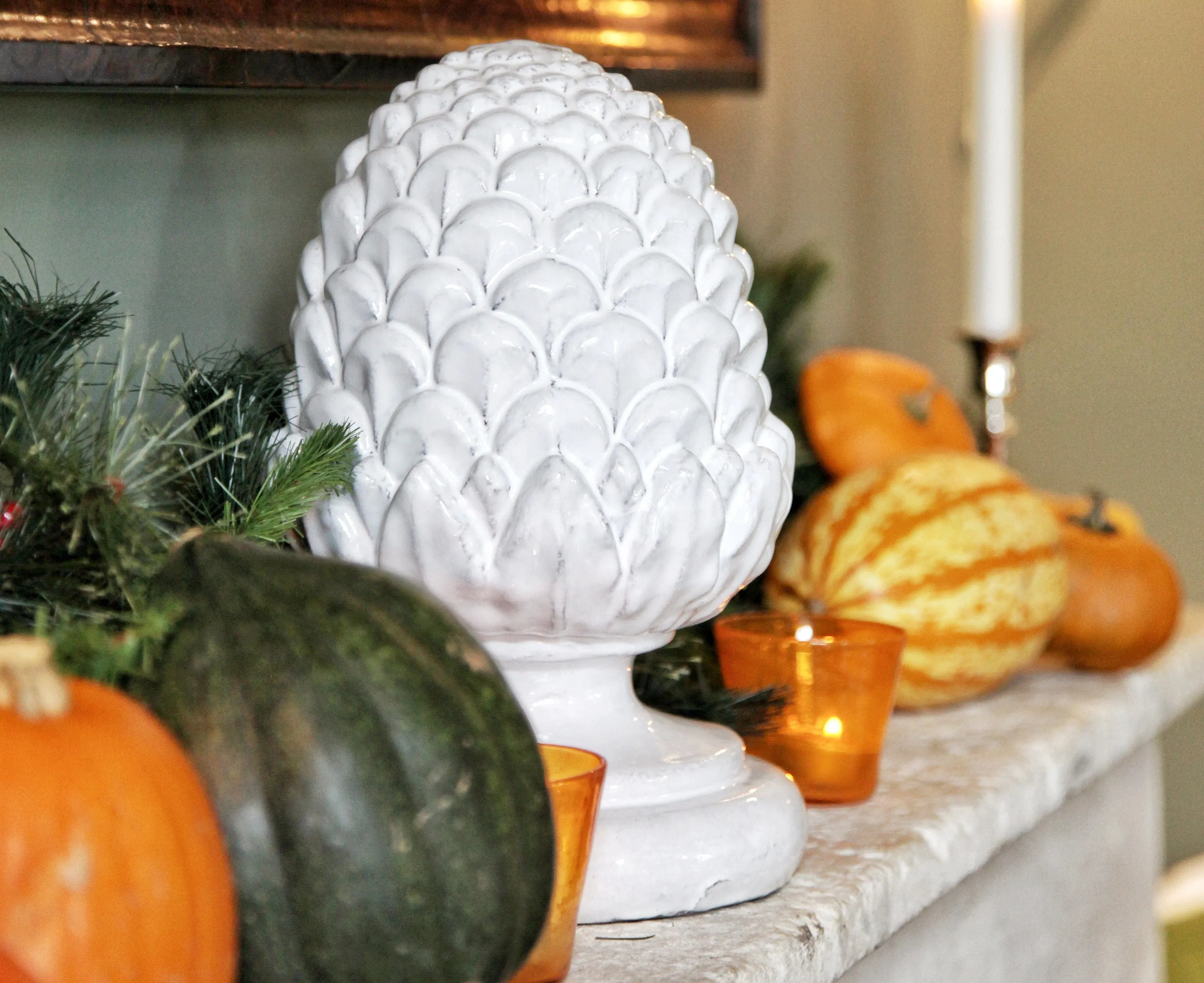 Pine Cone by Astier de Villatte, 29cm