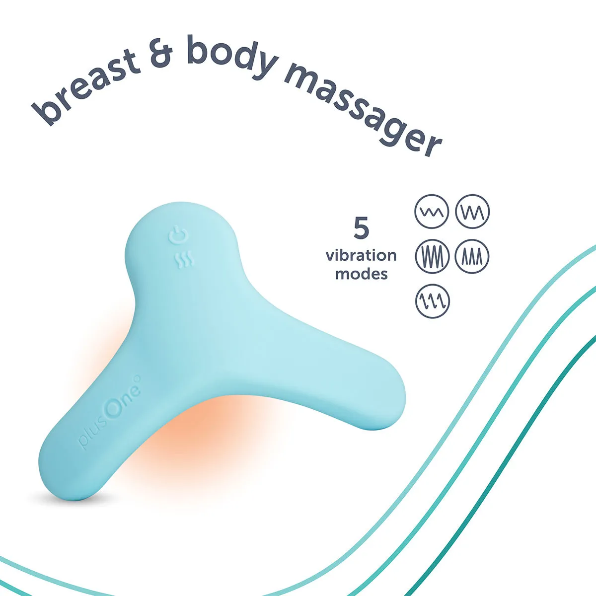 plusOne® breast and body lactation massager