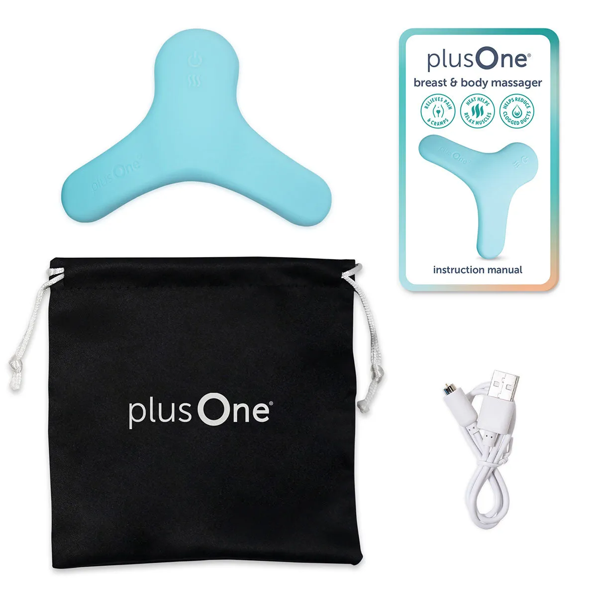 plusOne® breast and body lactation massager