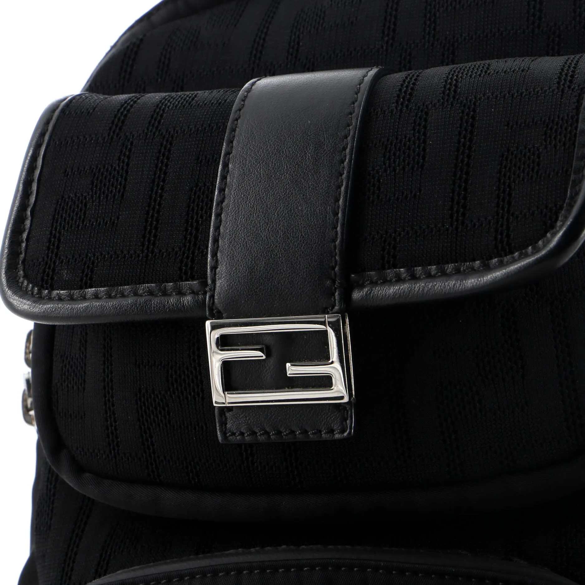 Pocket Zip Sling Bag Zucca Mesh with Nylon