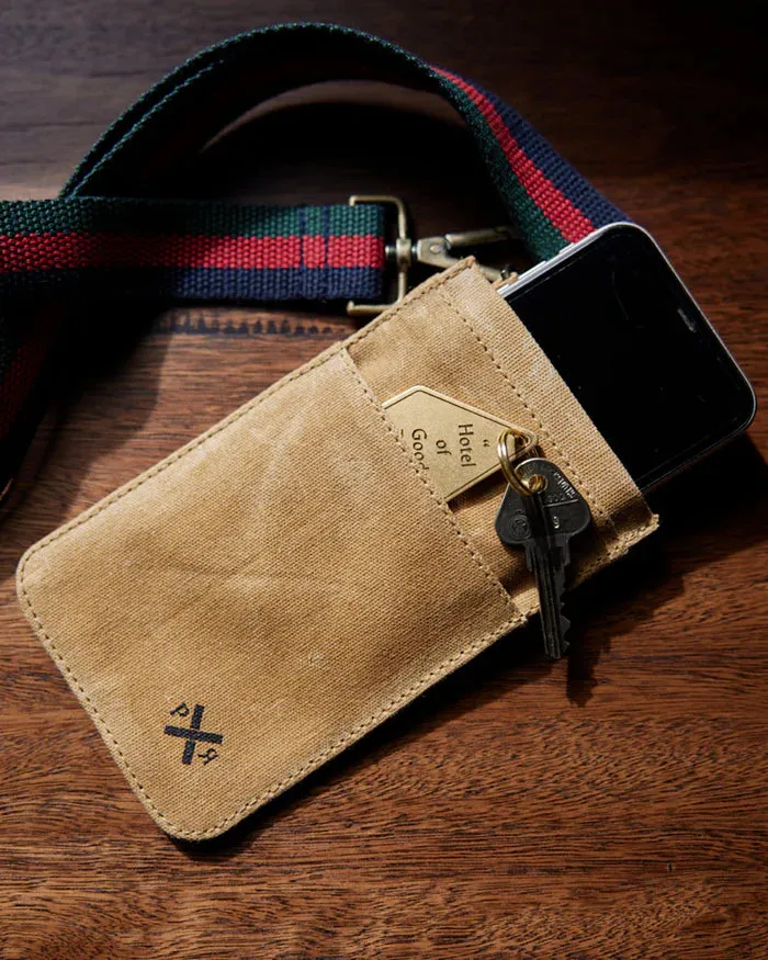 PONY RIDER - Slow Road Cross Body Phone Bag - CLAY