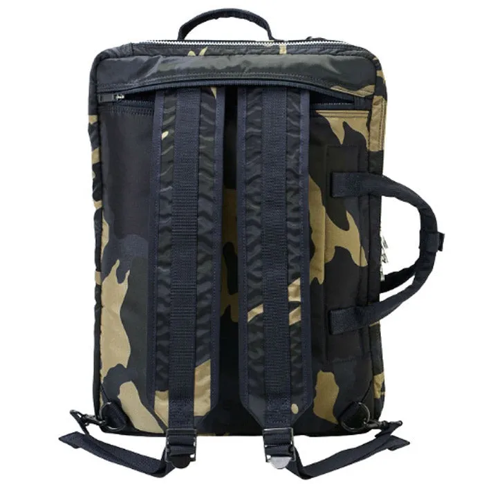 porter by yoshida counter shade 3way briefcase (woodland khaki)
