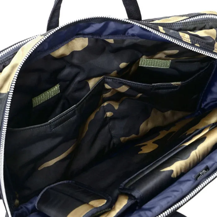 porter by yoshida counter shade 3way briefcase (woodland khaki)