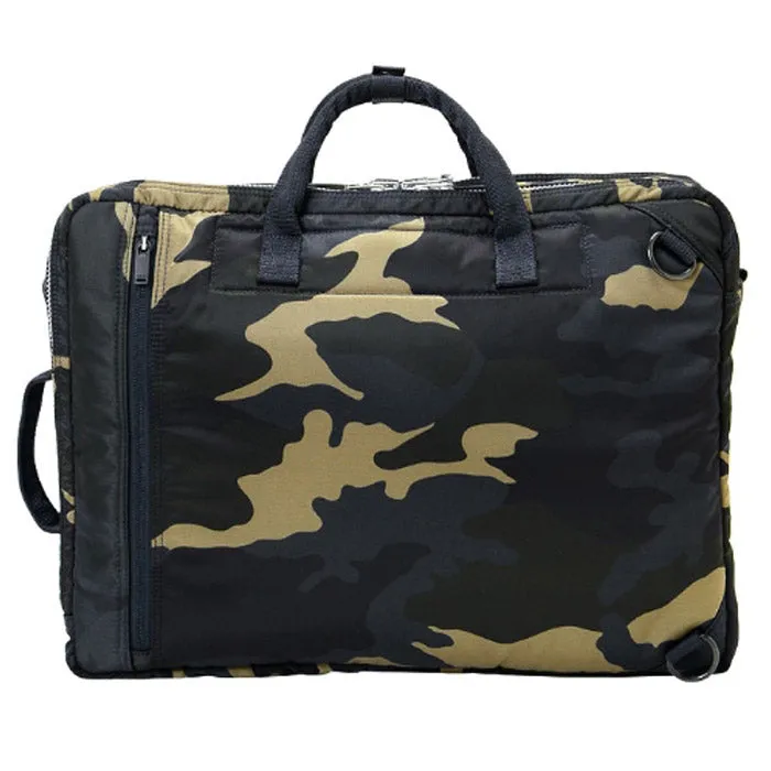 porter by yoshida counter shade 3way briefcase (woodland khaki)