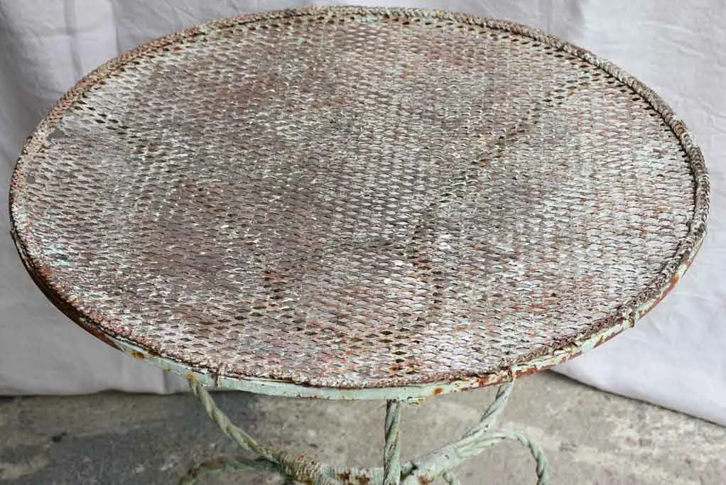Pretty antique French garden table