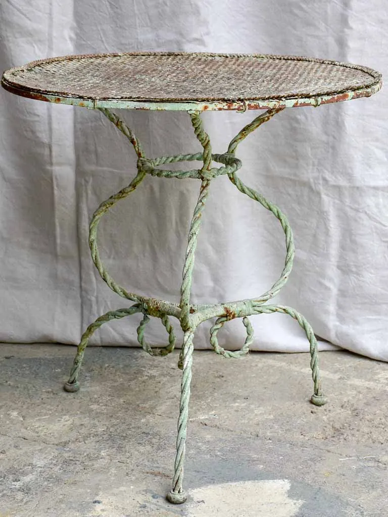 Pretty antique French garden table