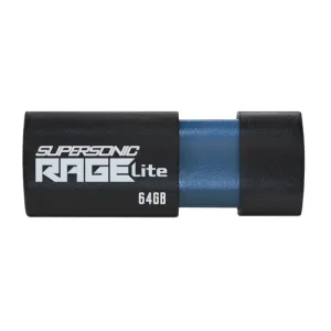 Rage Lite 64 Gb Usb3.2 Flash Drive Grey Pef64 Grlb32 U