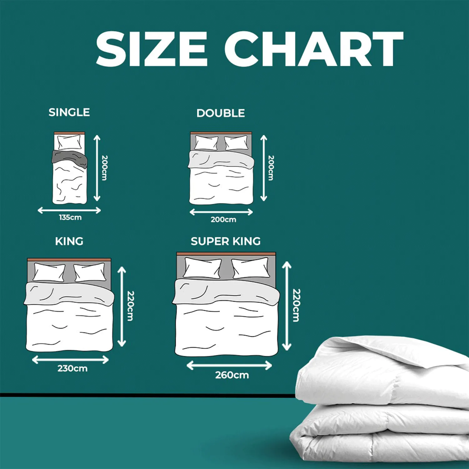 Raymat™ Luxurious  Microfibre Duvet - 13.5 Tog