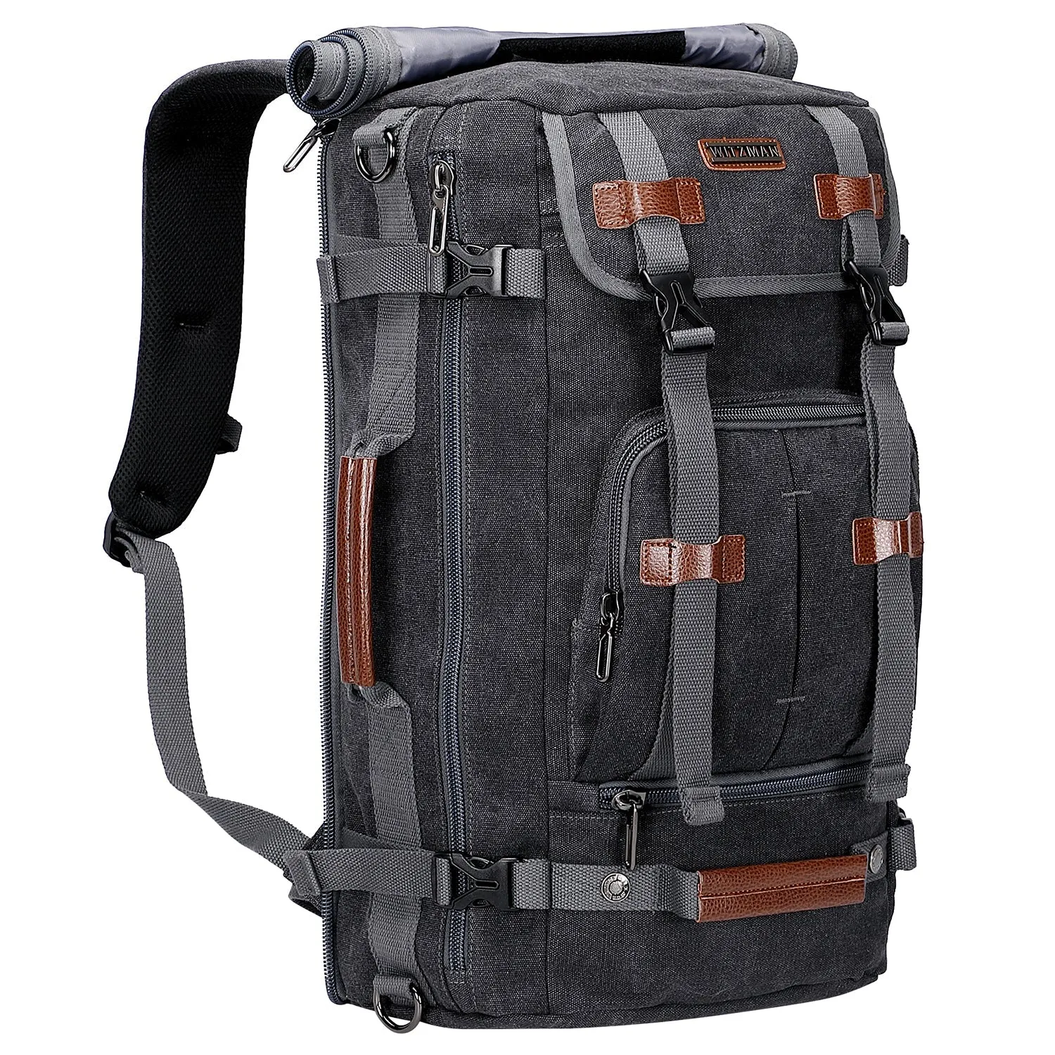 Red Canvas Backpack Travel Backpack For Women