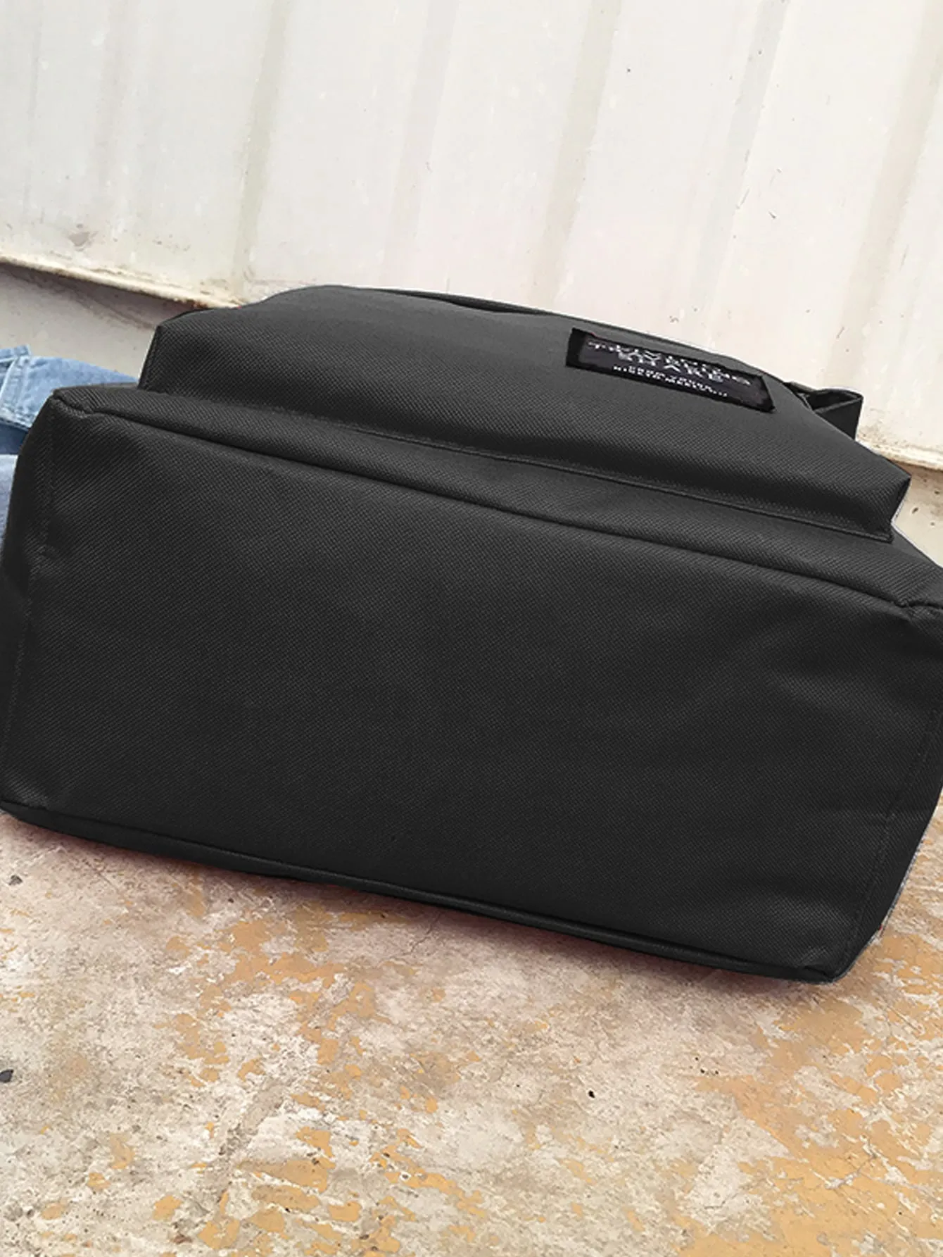 Release Buckle Decor Pocket Front Backpack