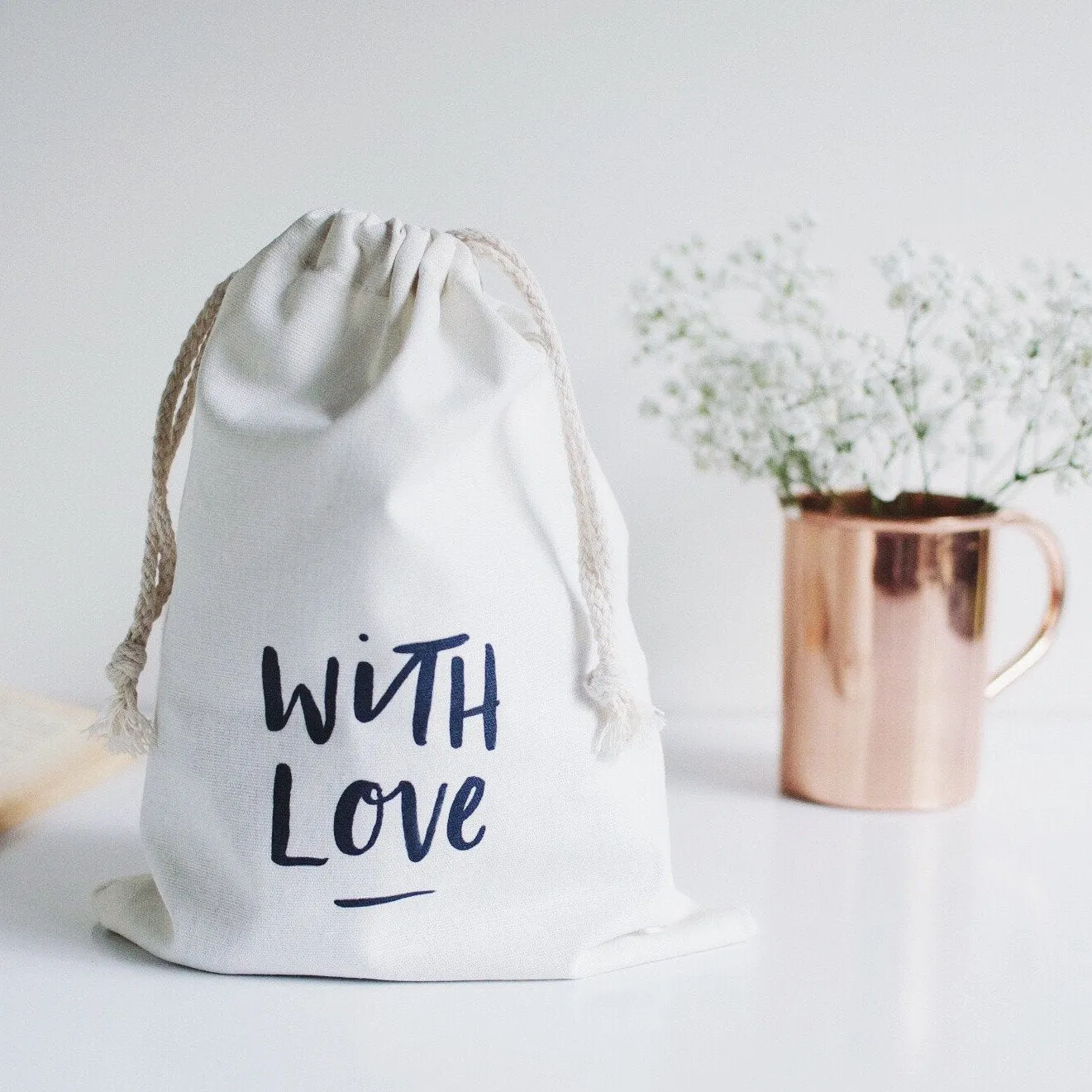Reusable Canvas Gift Wrapping Bag