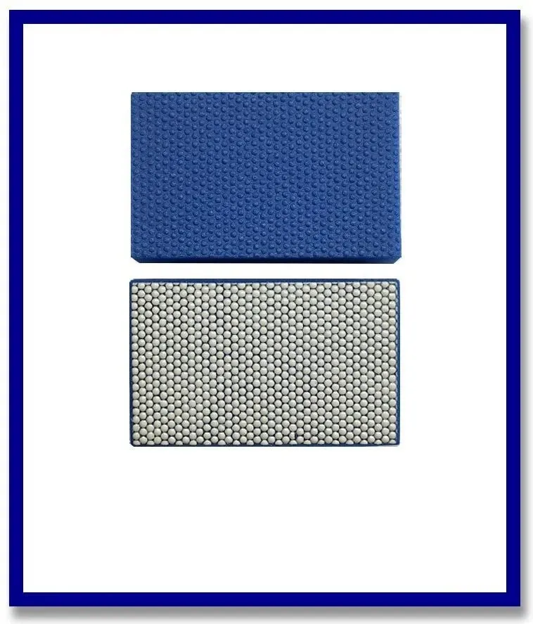 SDA Handpad 90 x 55mm Blue # 1800 Resin Bond Flat Foam Backing