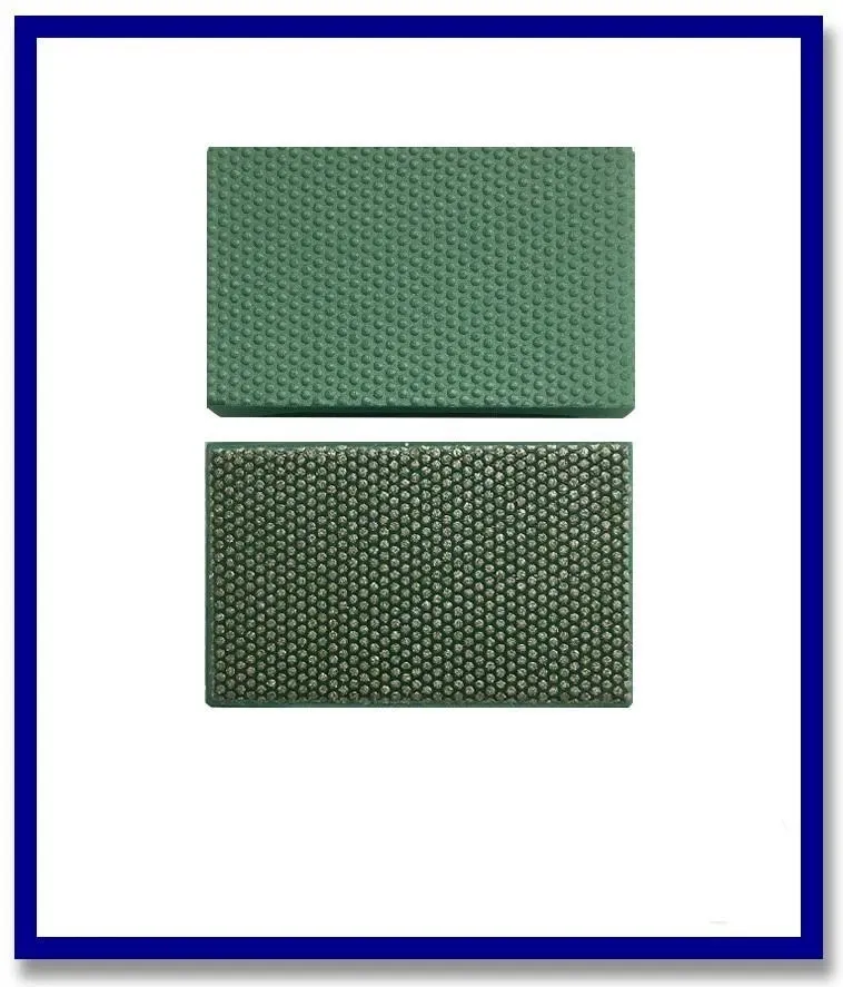 SDA Handpad 90 x 55mm Green # 60 Metal Bond Flat Foam Backing