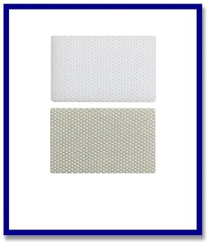 SDA Handpad 90 x 55mm White # 800 Resin Bond Flat Foam Backing