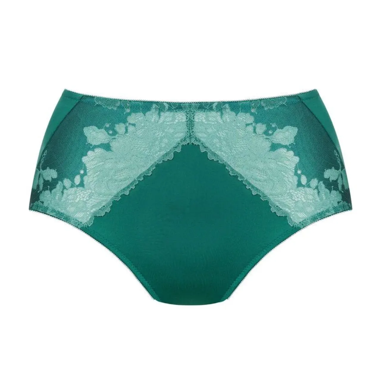 Serie Luxurious High Waisted Brief in Opal Green