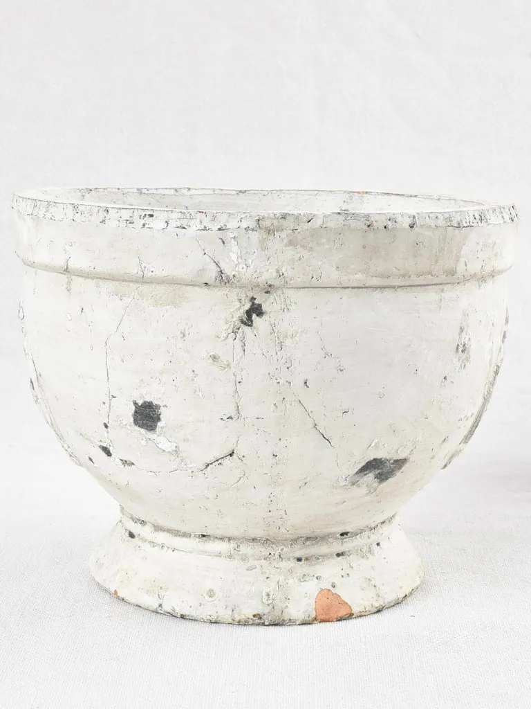 Set of 6 vintage cachepots - plaster 6¾"