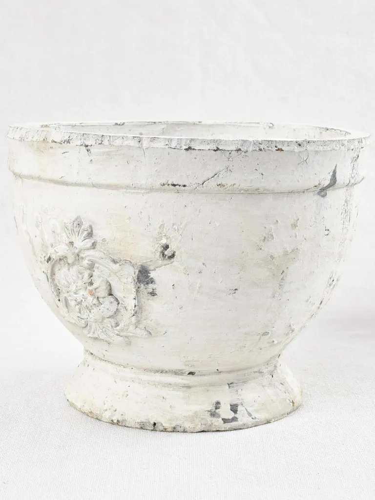 Set of 6 vintage cachepots - plaster 6¾"