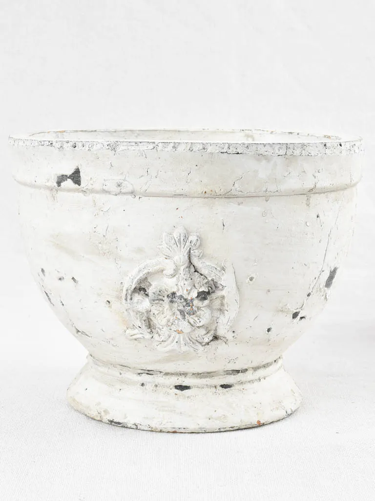 Set of 6 vintage cachepots - plaster 6¾"