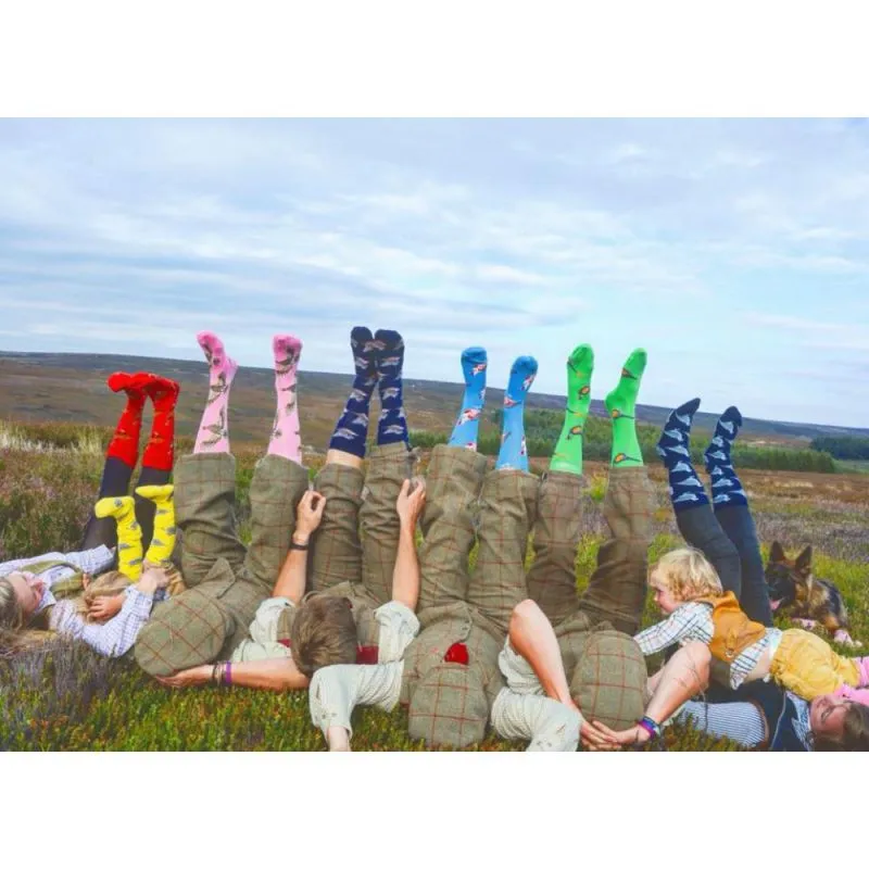 Shuttle Socks - Blue Partridge UK 8-12