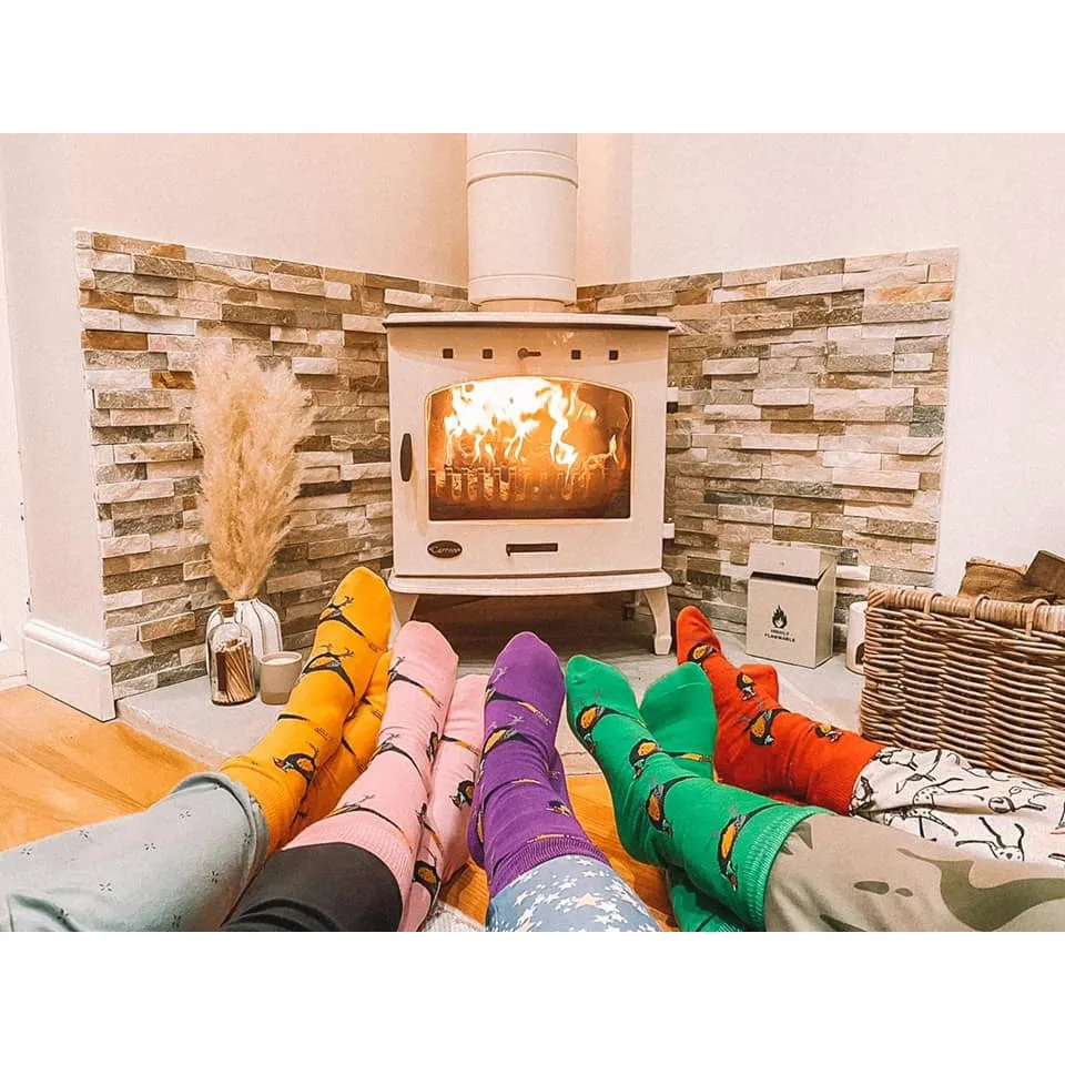 Shuttle Socks - Purple Pheasant