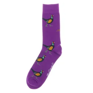 Shuttle Socks - Purple Pheasant