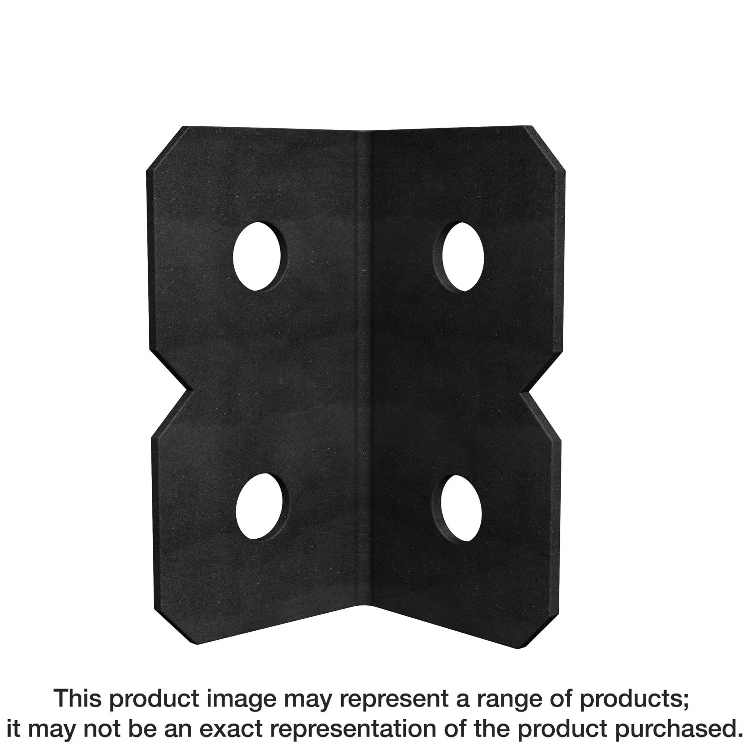 Simpson OHA36 OHA 3 in. x 6 in. Black Powder-Coated Ornamental Heavy Angle