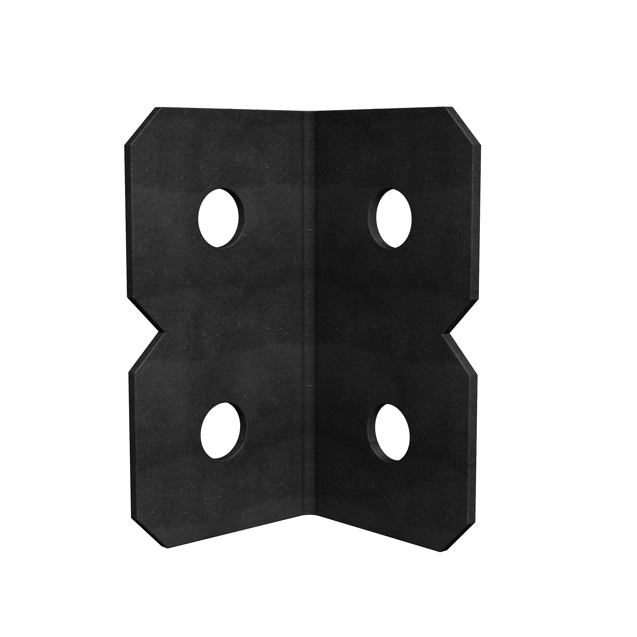 Simpson OHA36 OHA 3 in. x 6 in. Black Powder-Coated Ornamental Heavy Angle