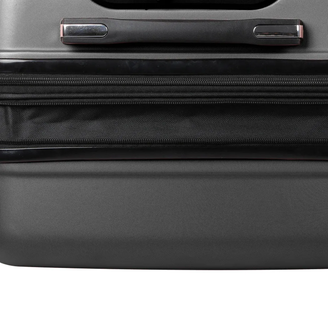 Slimbridge 20" Expandable Luggage Carry Black 20 inch