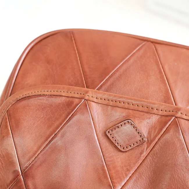 Small Black Leather Crossbody Bag Women's Satchel Bag