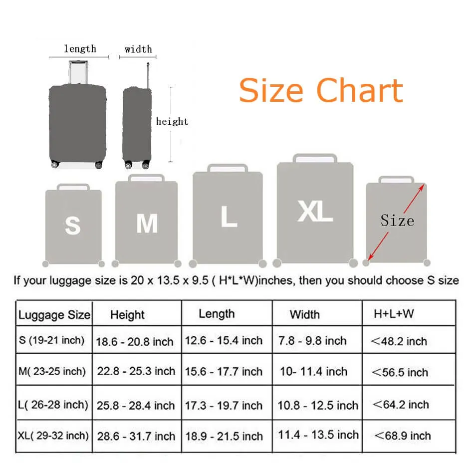 Smiling Mermaid | Standard Design | Luggage Suitcase Protective Cover