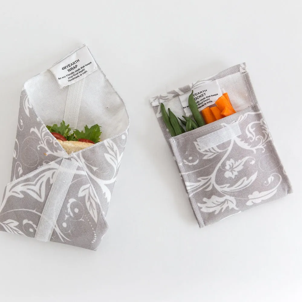 Snack & Food Bag - Silver Vine