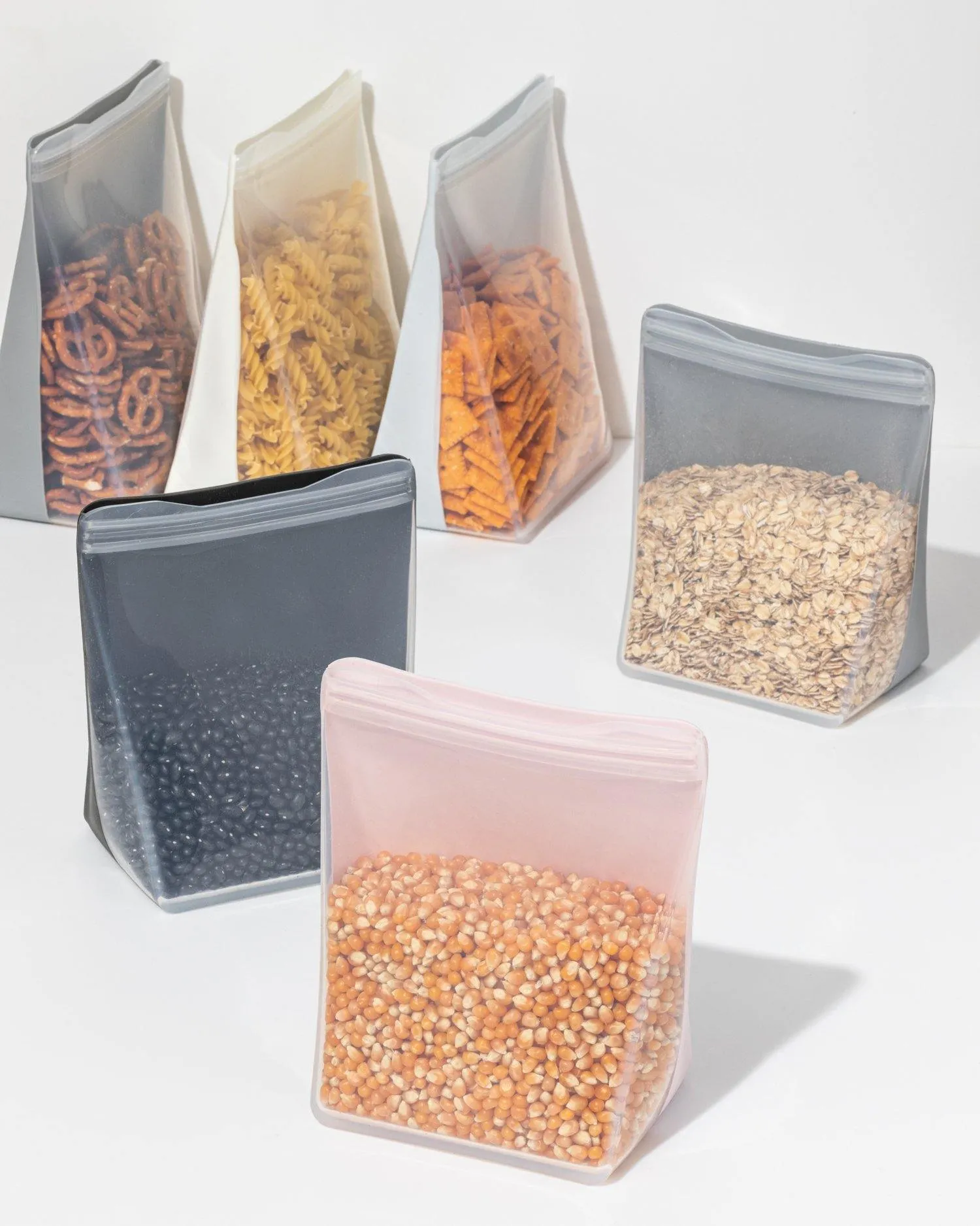 Stand Up Reusable Fridge Bag | Reusable Silicone Bag 1.5 litre