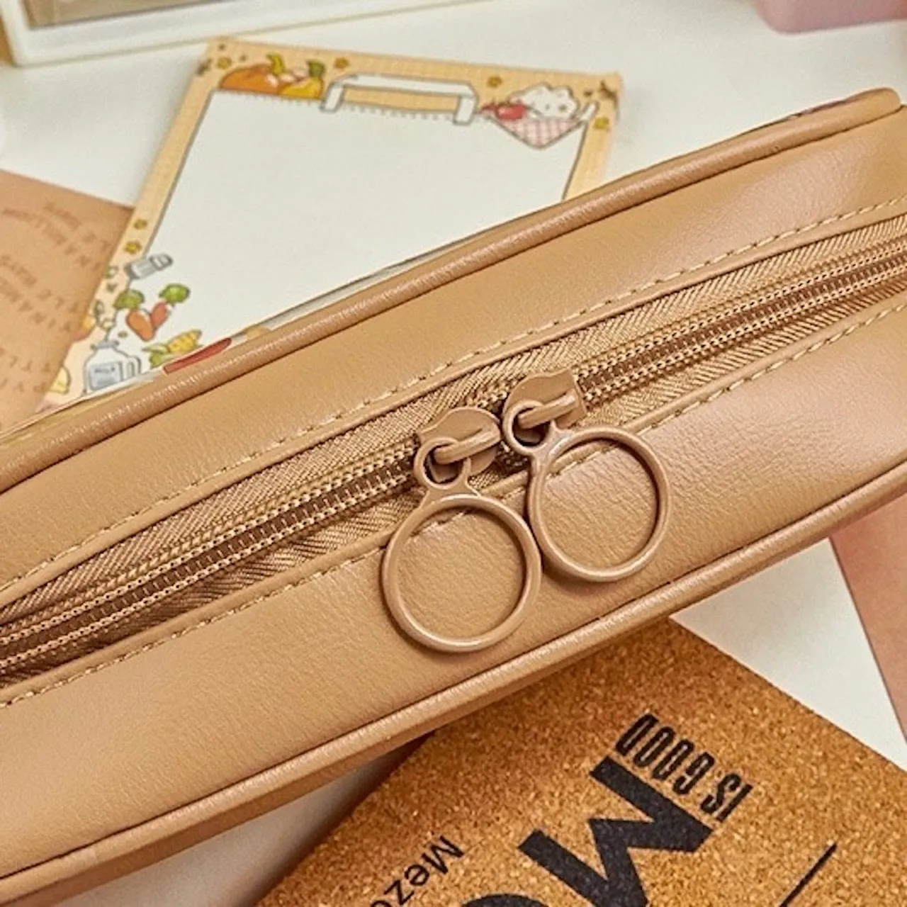 Student Simple Pencil Case Pencil Bag Transparent Vertical Multifunctional Pencil Bag